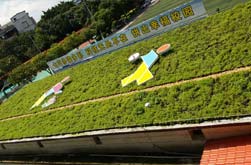 祝贺广州海珠区赤沙小学屋顶绿化隔热工程顺利完工-易绿谷