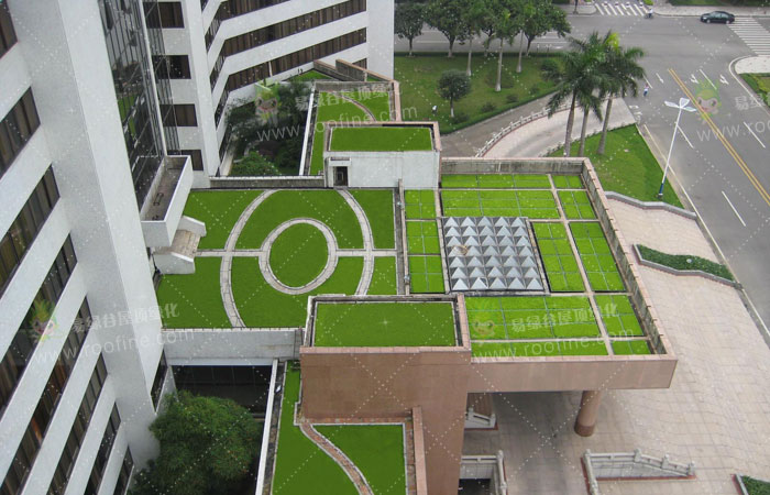 清远市政府屋顶绿化项目