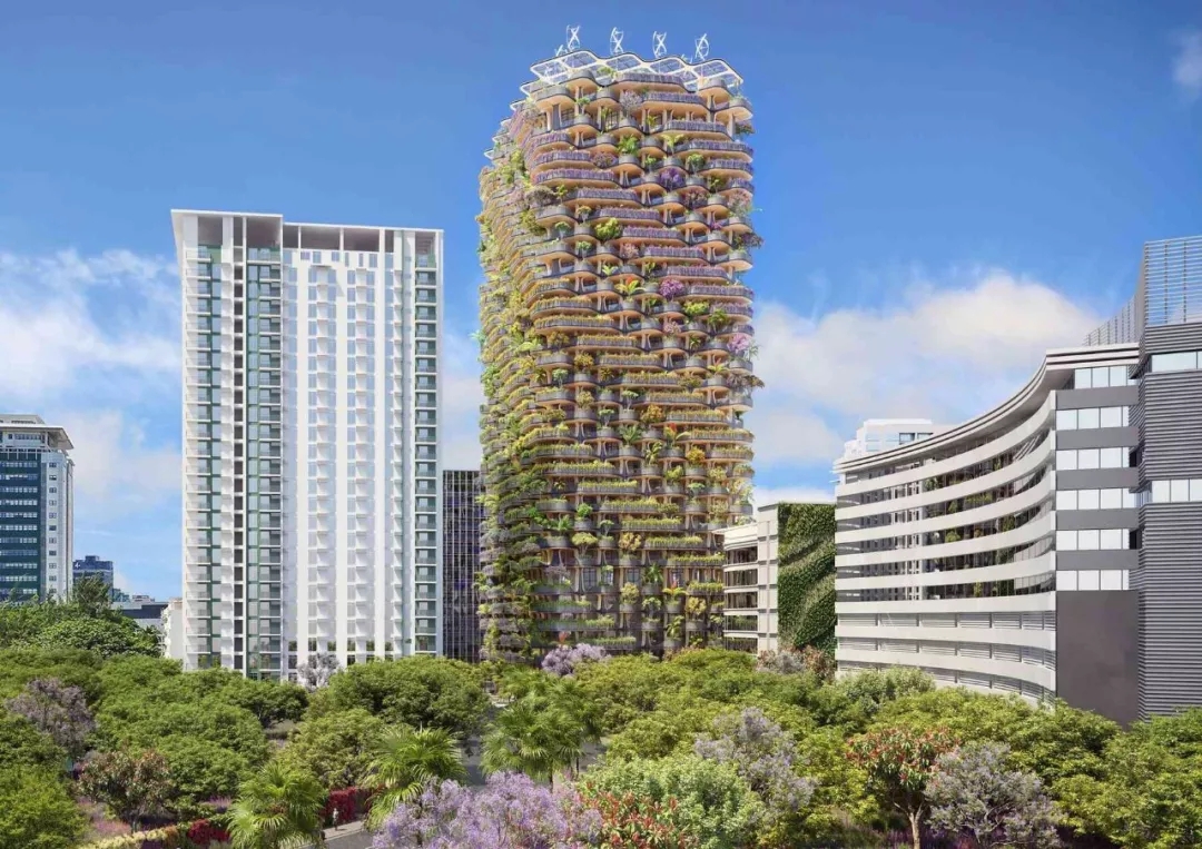 【绿色建筑】木林森立面!菲律宾“彩虹树”住宅来了!